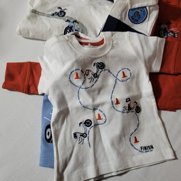 Gymboree Junior Racer NWT 3-6 month Shirts & jersey lined pants Set. Mixed Z24 - Picture 7 of 7